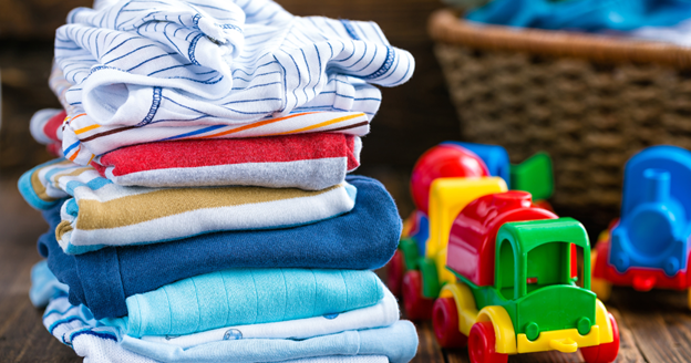 why wash baby clothes inside out