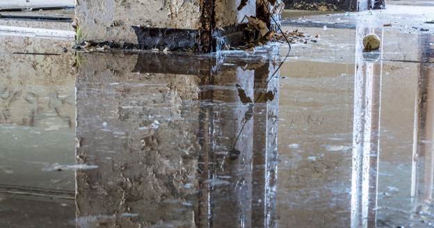 emergency water damage and restoration process