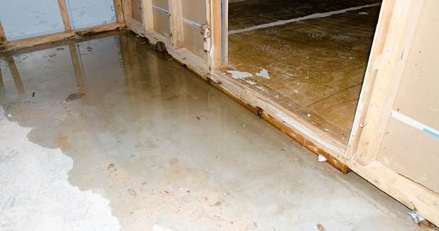 emergency water damage and restoration process